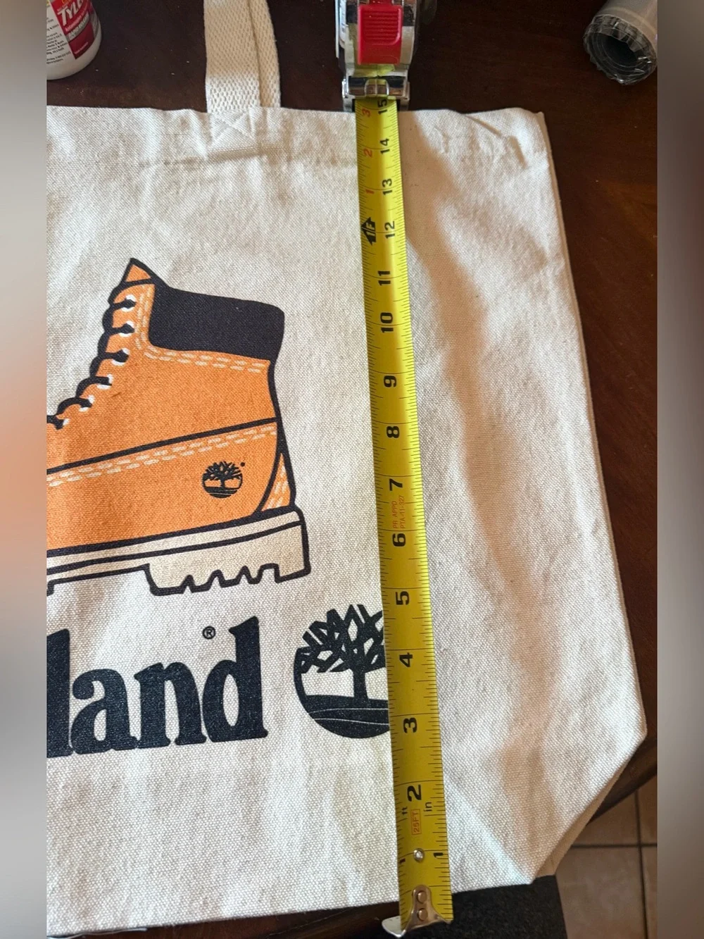 Timberland Boot Graphic Tote New